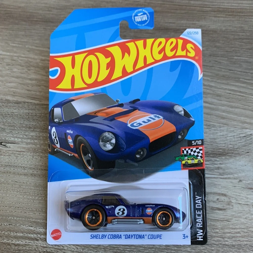 Hot Wheels Shelby Cobra Daytona Coupe Blue Race Car Gulf Hotwheels Racing New